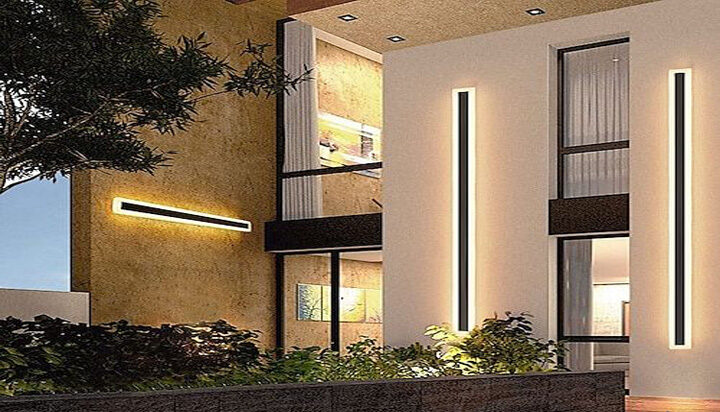 Modern facade lighting