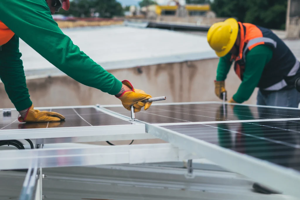 Solar panel manufacturing