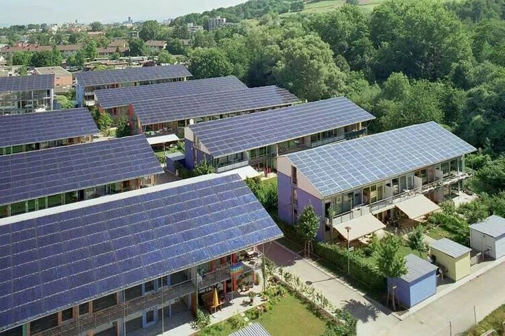 Solar panel suitable for gardens and villas