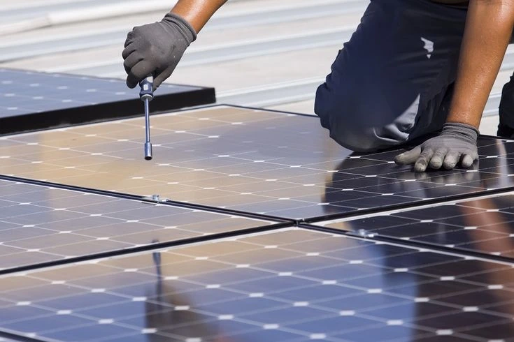 Solar panel manufacturing
